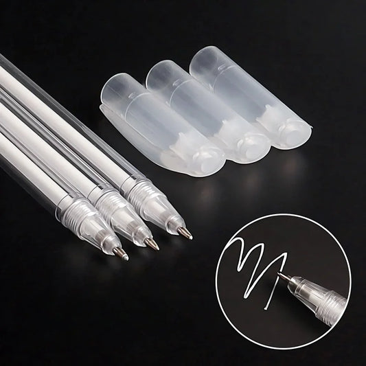 White Gel Marker Pens – 5 or 10 Pack 0.8mm Highlight Pens for Dark Paper