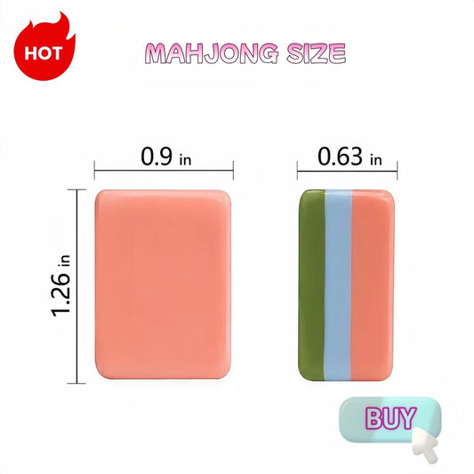3 Layer Acrylic 160pcs American Mahjong Set Customizable Engraving Mahjong Game Tiles Travel Leisure Board Game for Adults Gifts