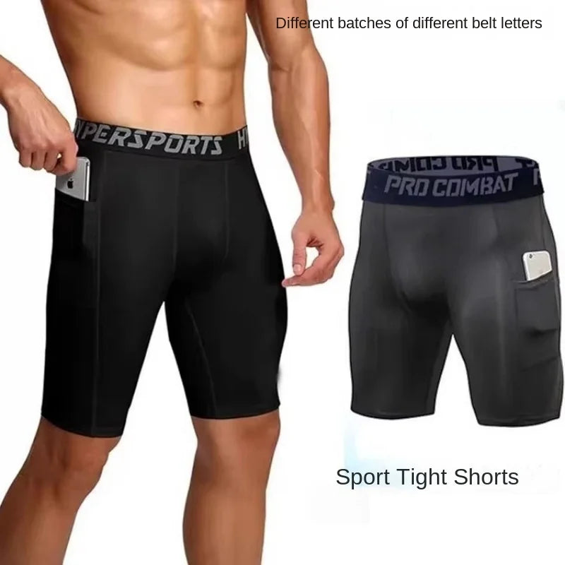 2026Compression Shorts Men Summer Sportswear Training Tights Gym Fitness Leggings Short Pants Sport Bottoms Running Shorts Men