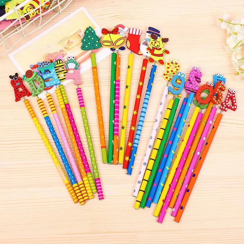 20pcs  Animal Spring Pencil Students Writing Pencils Children Toys Stationery Gifts Party Gift  Birthday Wedding Festival