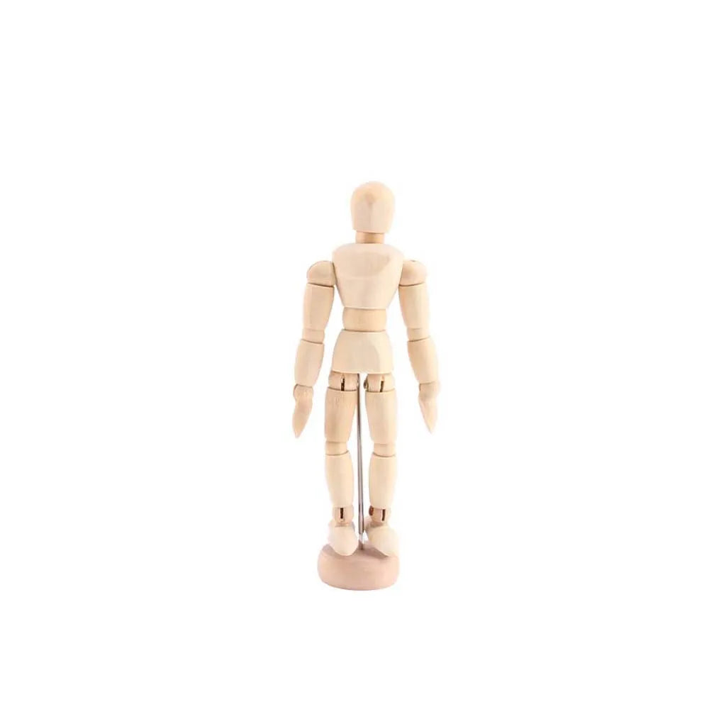 4.5 5.5 8 Inch Polished Male Mannequin Human Movable Limbs Art Models Wooden Toy Drawing Sketch Supplies Home Decor