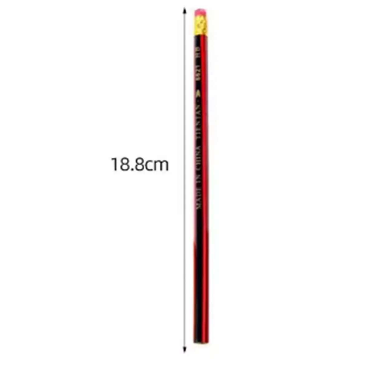 ABGV 100Pcs Sketch Pencil Wooden Lead Pencils HB Pencil with Eraser Children Drawing Pencil School Writing Stationery