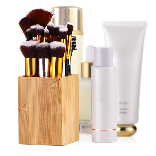 Desktop Storage Pencil Organizer Stationery Multifunctional Home Study Office Bamboo Pen Holders Desktop Organizer
