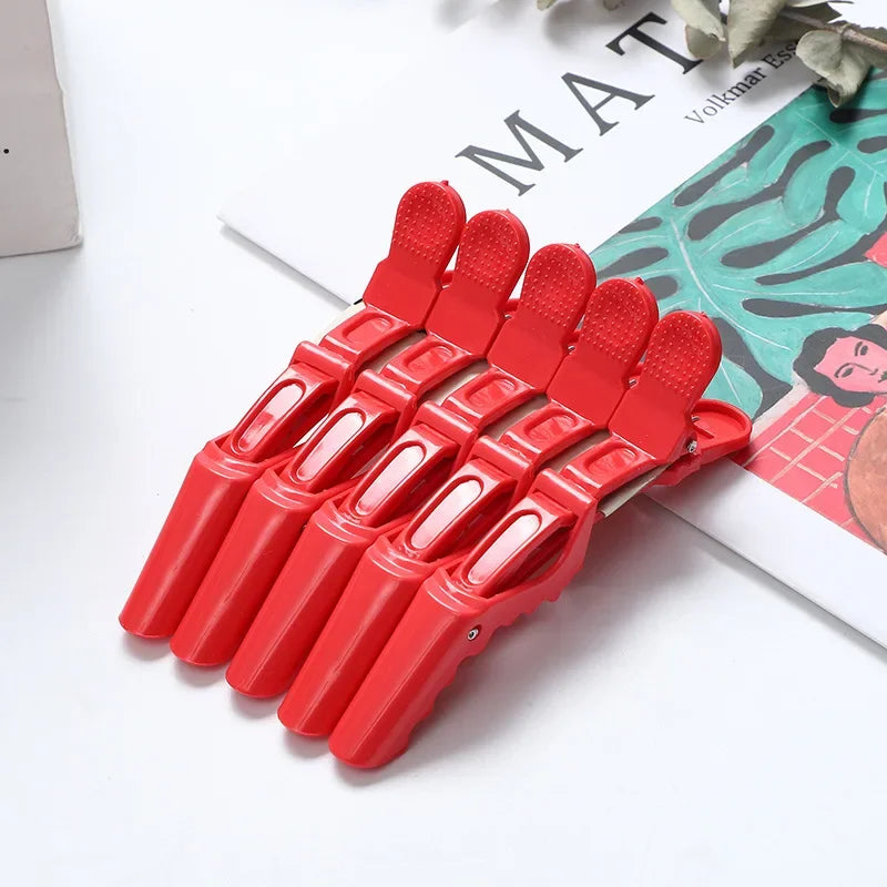 5/6Pcs Alligator Hair Clips Hairdressing Clamps Claws Section Clip Barber Crocodile Hairpin Salon Styling Tools Hair Accessories