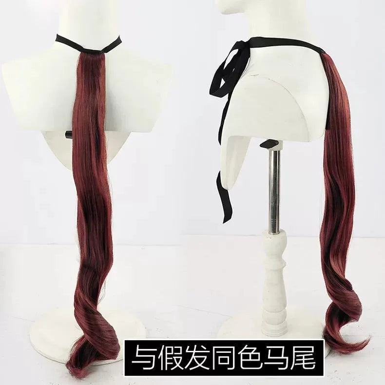 Anime Pretty Derby Uma Musume Cosplay Costume Uma Musume Tokai Teio Cosplay Wig Tail Ear Dress Women Halloween Party Outfit