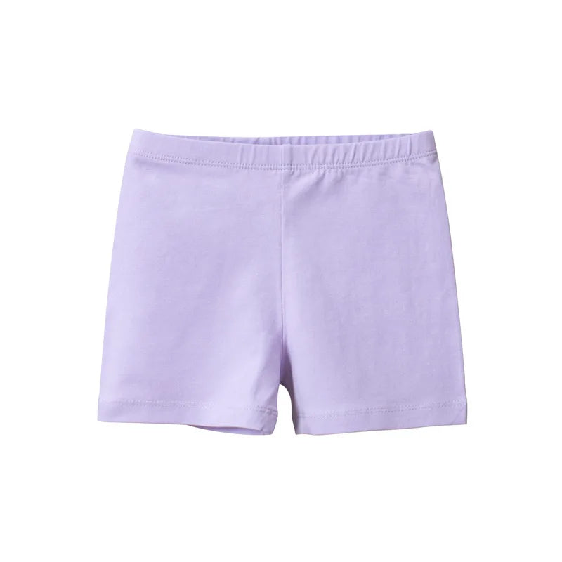 2-8T Summer Infant Girl Safety Shorts Toddler Kid Baby Girl Clothes Cotton Casual Plain Stretch Short leggings Childrens Outfits