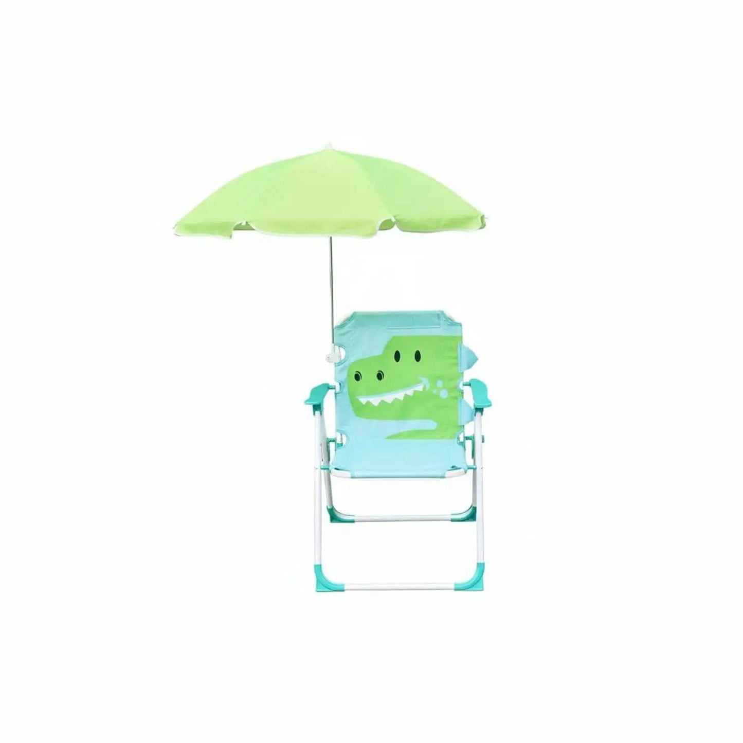 Outdoor Folding Chair Children'S Beach Chair With Sun Umbrella Camping Children'S Leisure Backrest Chair For Summer