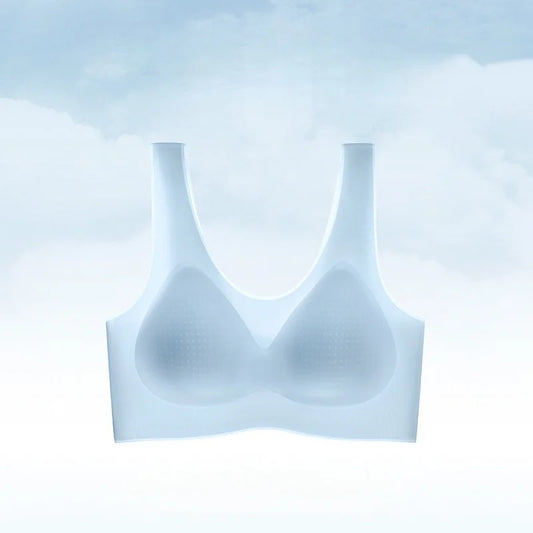 Cooling Push Up Bra Ultra Thin Seamless Comfort Icy Silk Cami Underwear for Women Summer Breathable