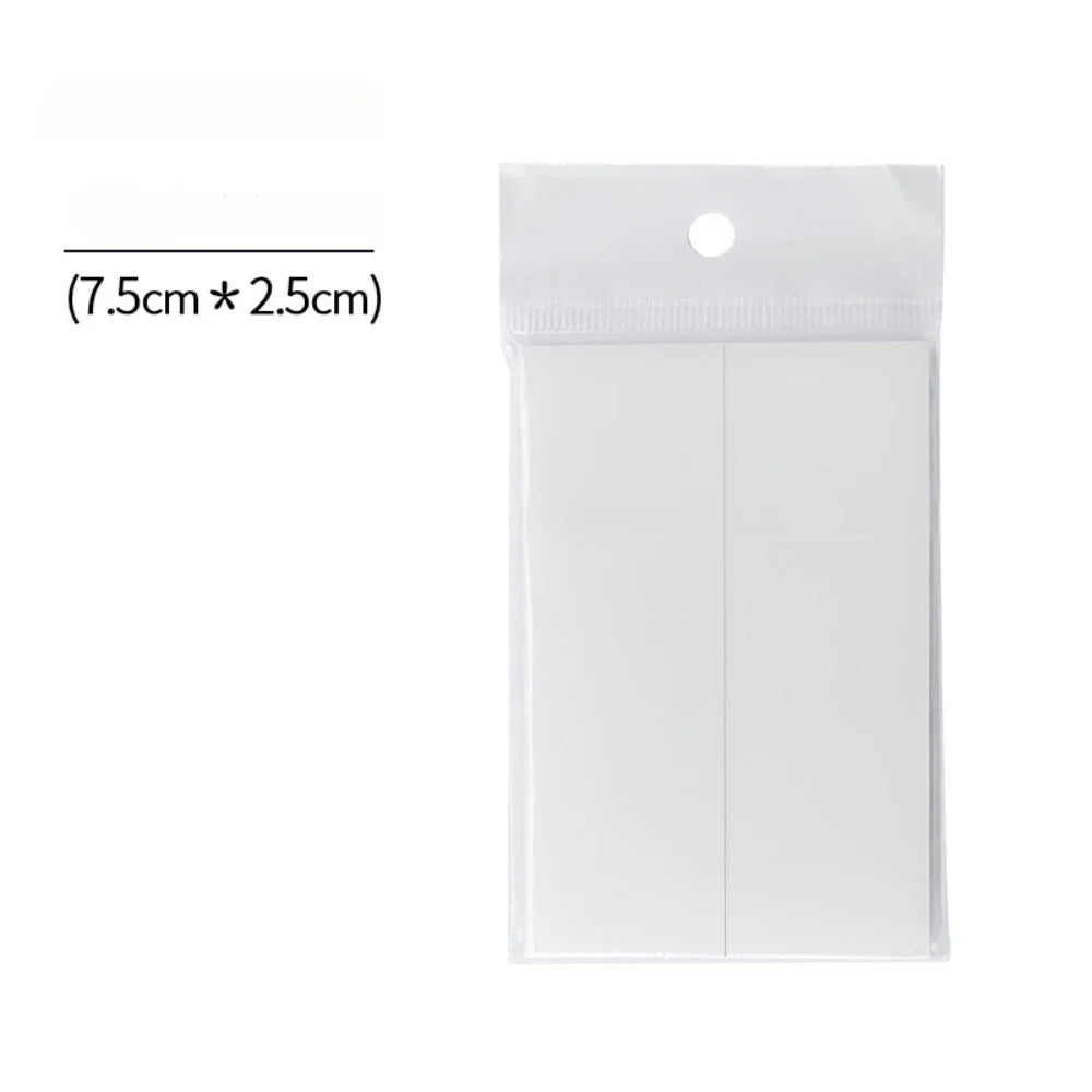 50 Sheets Transparent Waterproof Posted It Sticky Note Pads Notepad Clear Self-Adhesive Posits School Stationery Office Supplies