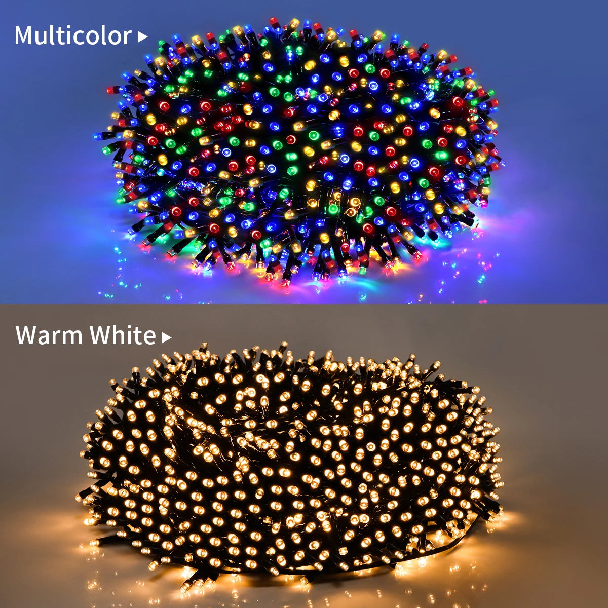 Christmas Outdoor Garden LED String Light 24V Xmas Tree Fairy Lights Waterproof Garland Lamp For Courtyard Holiday Party Decor