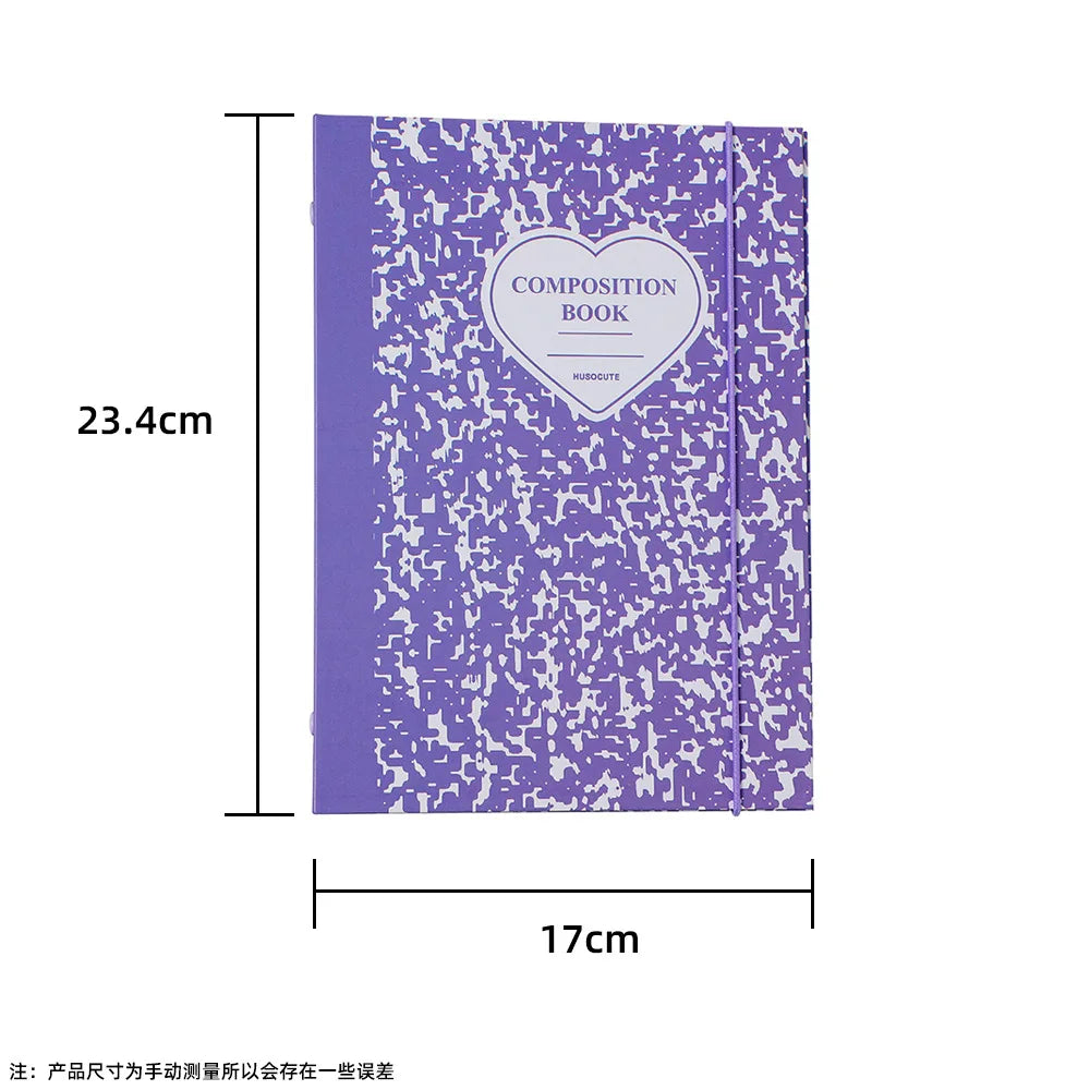 Sharkbang A5 Binder Ring Hard Cover Composition Collect Book Journal Refills Loose Leaf Bandage Postcards Sticker Organizer
