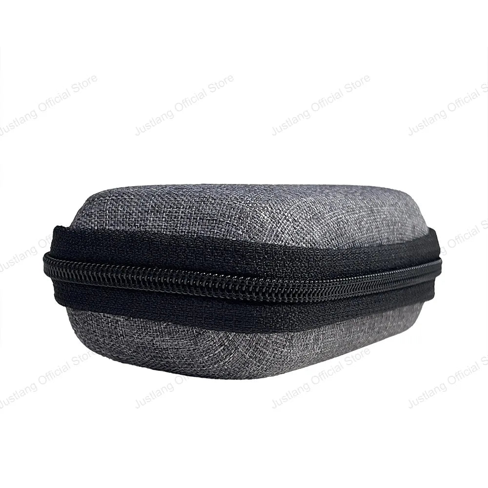 AIQUE 1Pc Oximeter Storage Bag for Finger Pulse Oximeter Reasonable Design Strong Space Protective Cover Zipper Hard Bracket Bag