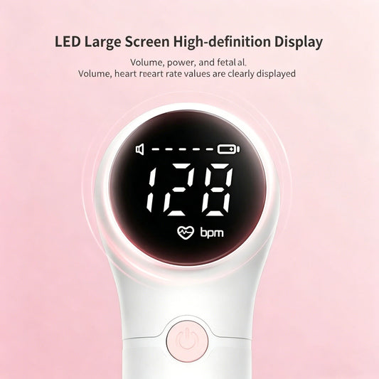 Portable Ultrasound Doppler Fetal Pregnancy Electronic Monitor For Pregnant Women Baby Fetal Movement Ultrasound Stethoscope