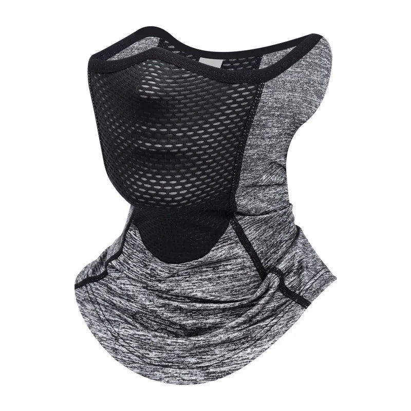 Summer Balaclava Sun Protection Mask Cycling Breathable Mesh Cooling Ice Silk Reflective Strip Motorcycle Fishing Neck Gaiter