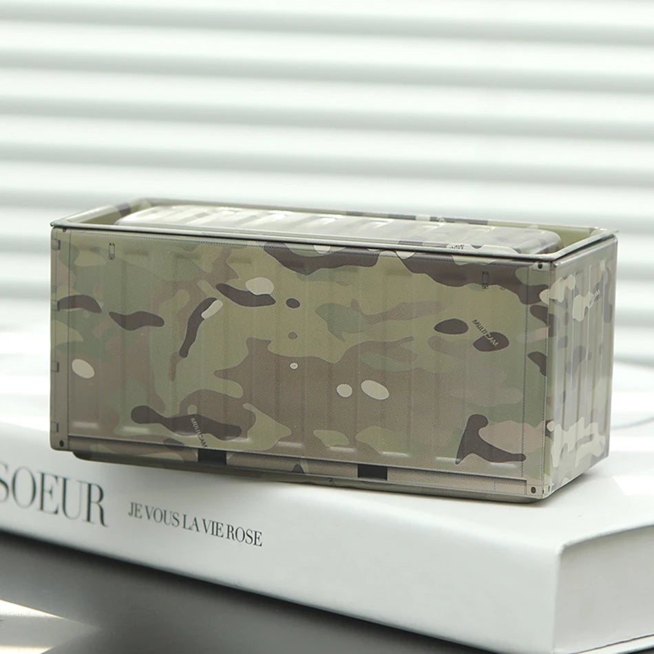 Mini Iron Storage Box Miniature Storage Iron Box Creative Decoration Collect Small Item Desktop Mini Container Model Xmas Gifts