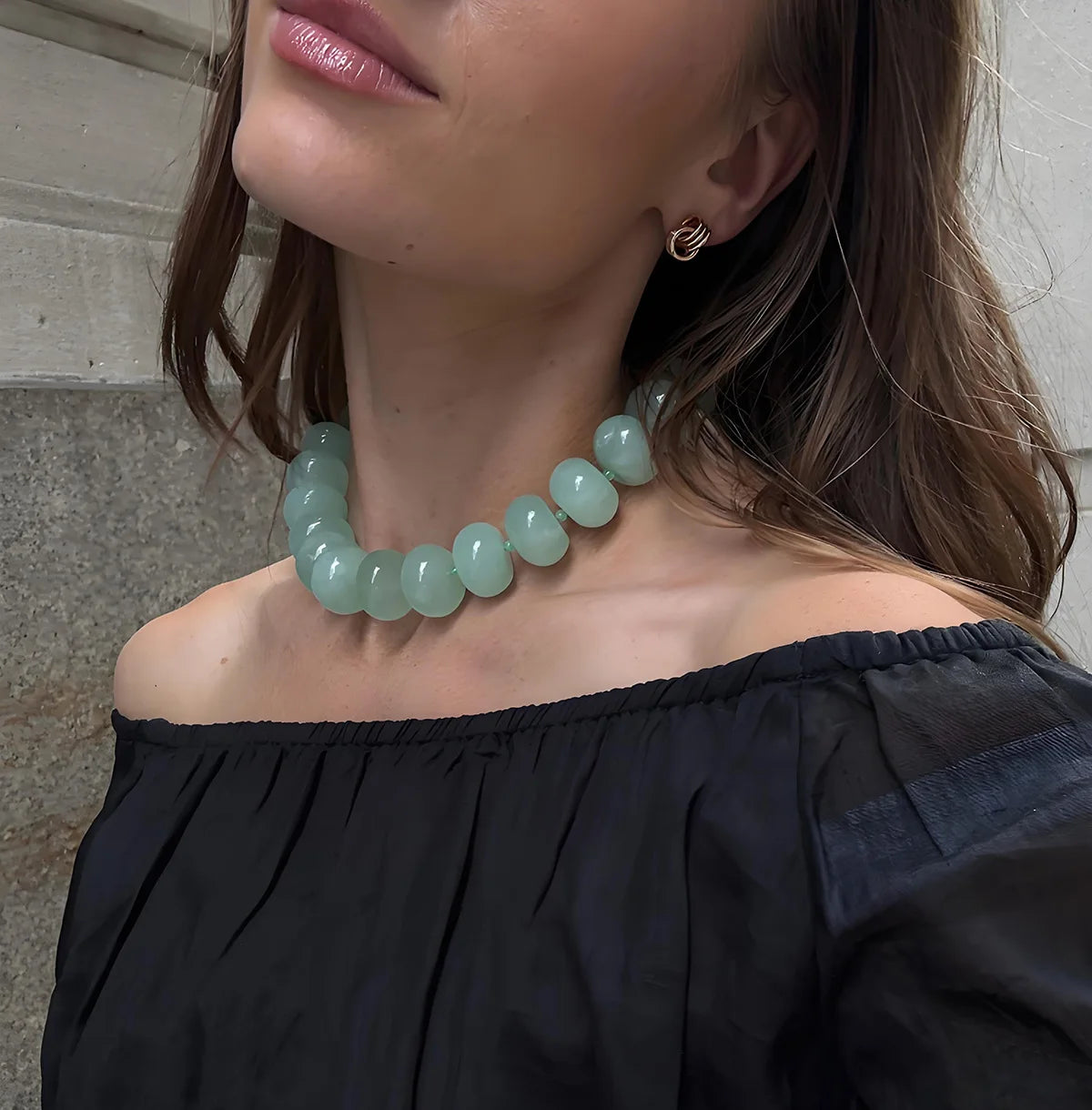 Bohemian Fashion Casual Dopamine Resin Bead Necklace Charms Chunky Jewelry Suitable for Women Daily Vacation Wear