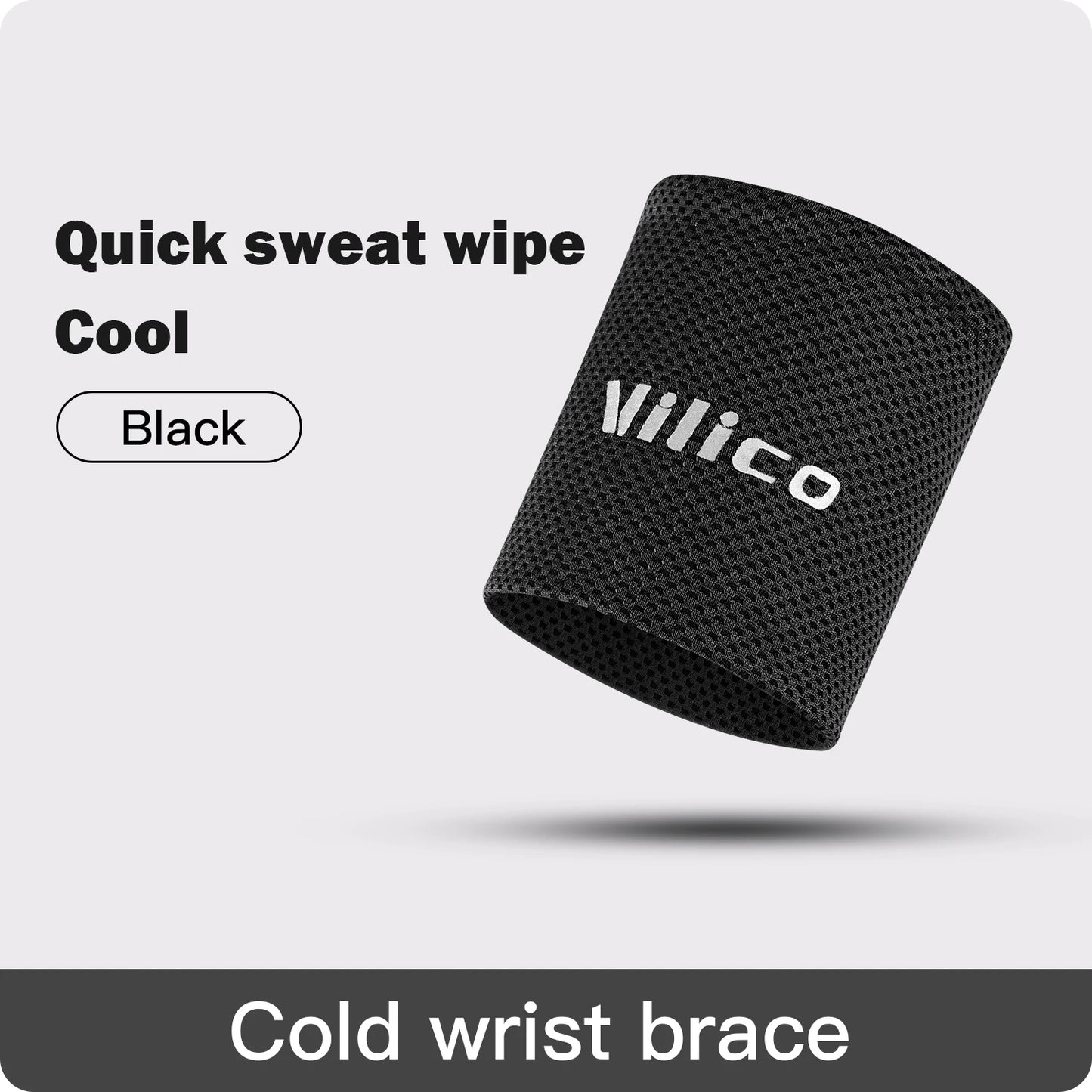 1 PC Summer Ice Cooling Wrist Sweatband Tennis Sport Wristband Volleyball Gym Wrist Brace Support Sweat Band Towel Wrist Protect