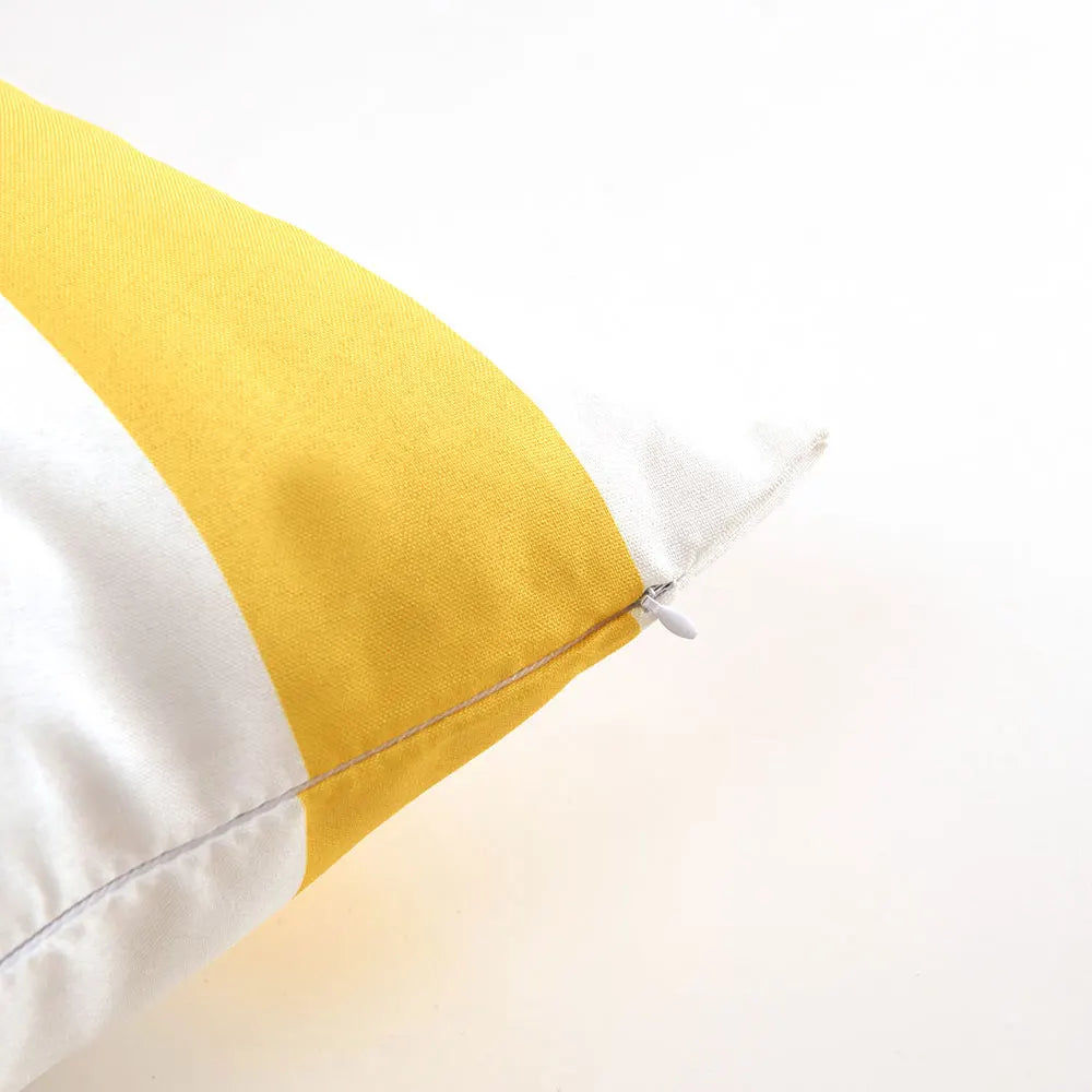 Outdoor Waterproof Pillow Cover Summer Striped Decorative Cushion Cover for Couch Sofa Living Room Funda Cojin 45x45 30x50