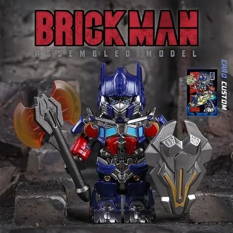 Transformers Optimus Prime Blocks MOC Small Grain Megatron Children's Assembly Toy Bumblebee Model Desktop Ornament Gift