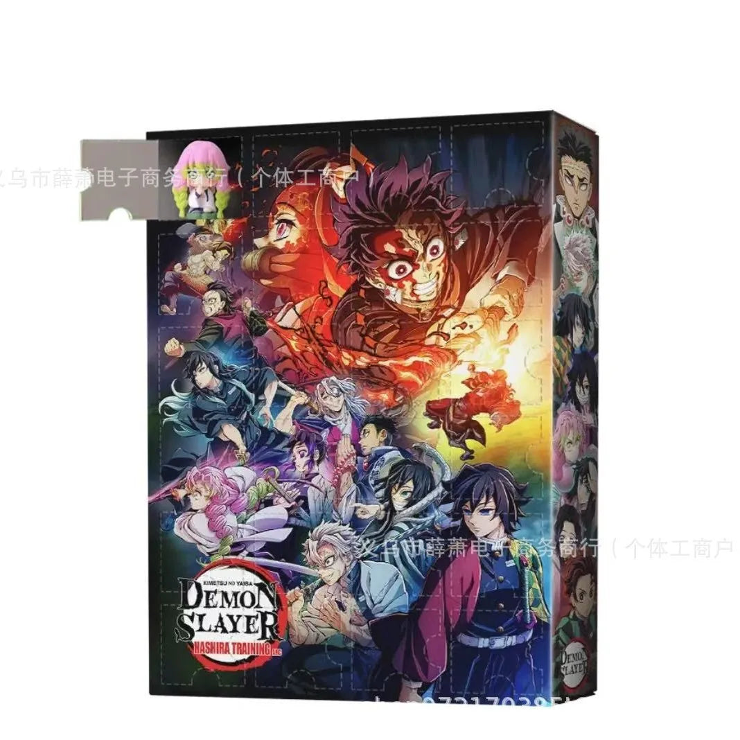 Demon Slayer Advent Calendar 2D Acrylic Kamado Tanjirou Christmas  Box Xmas tree Pendant Countdown Calendar Toys Gifts