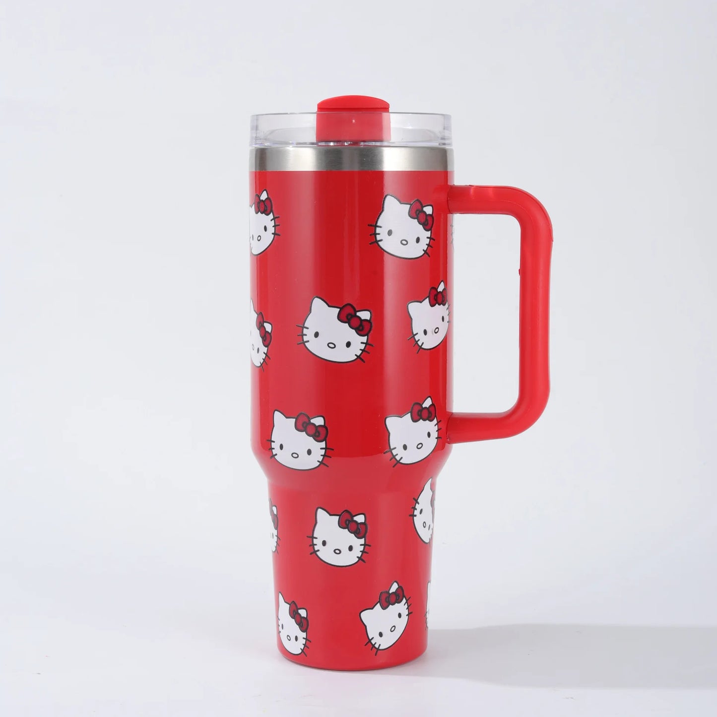 New 40oz Vacuum Hello Kitty Insulated Tumbler Stainless Steel Insulated Water Bottle Vacuum Thermal Flask For Women Men