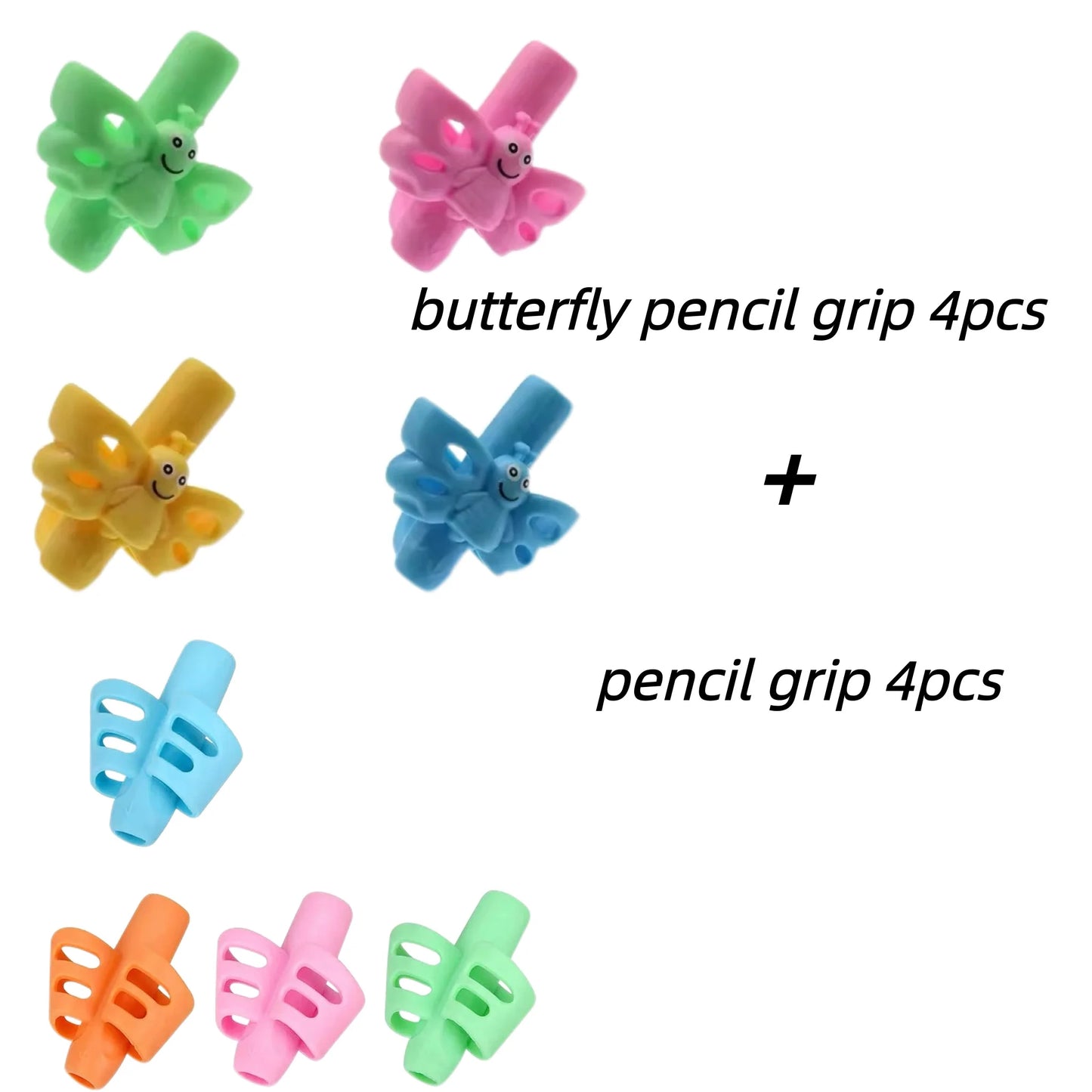1/3pcs Children Writing Pencil Pan Holder Kids Learning Practise Silicone Pen Aid Grip Posture Correction Device for Students