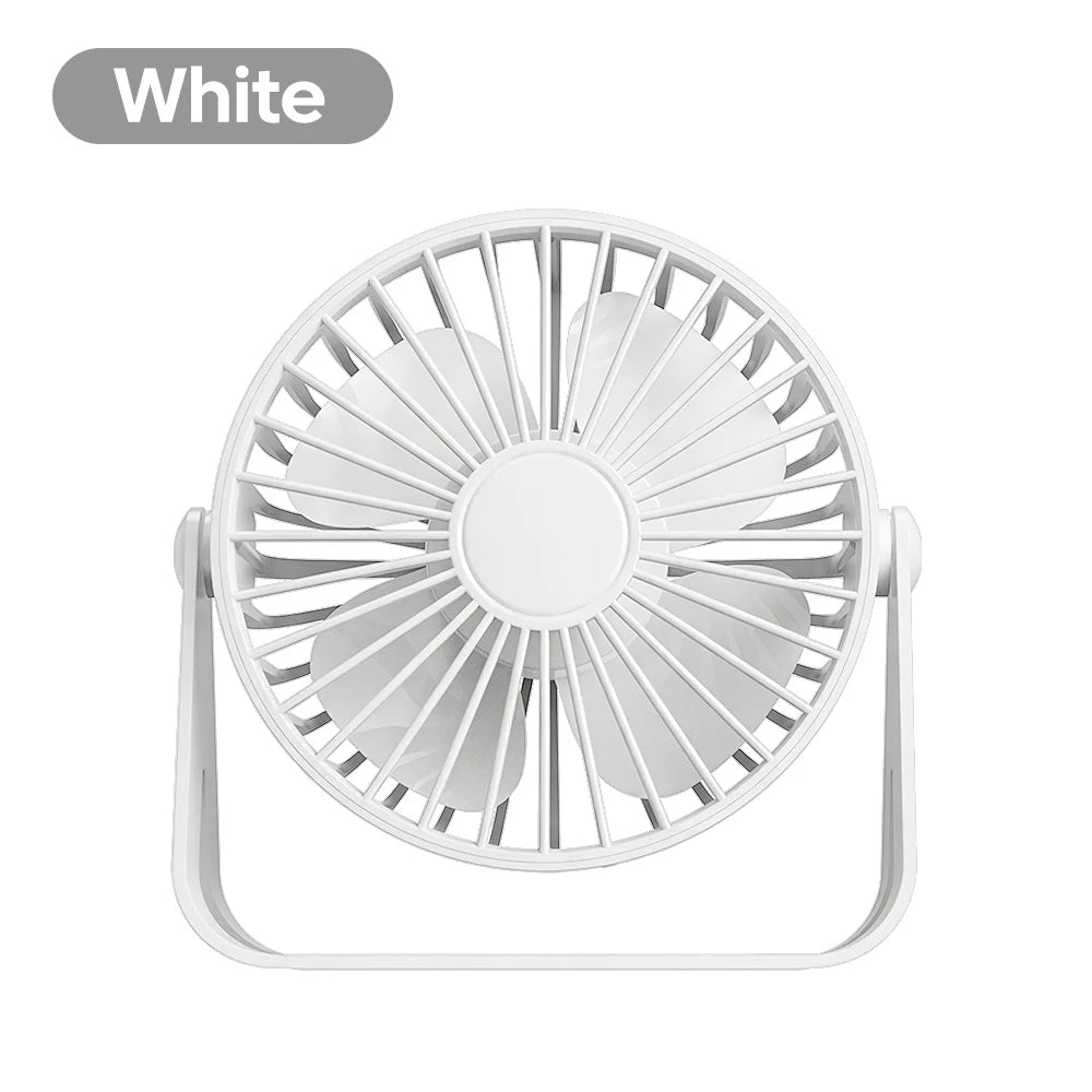 Mini USB Desktop Fan Portable Fan Desktop Office USB Quiet Cooling Fans Suitable For Student Dormitory Summer Home Office