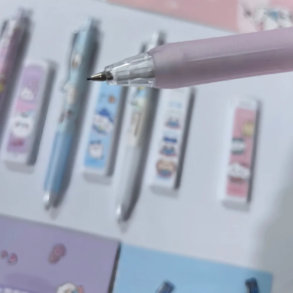 2026 Stylish Automatic Pencil Set Anime Merchandise Cute Girly Writing Lead Resistant for Students