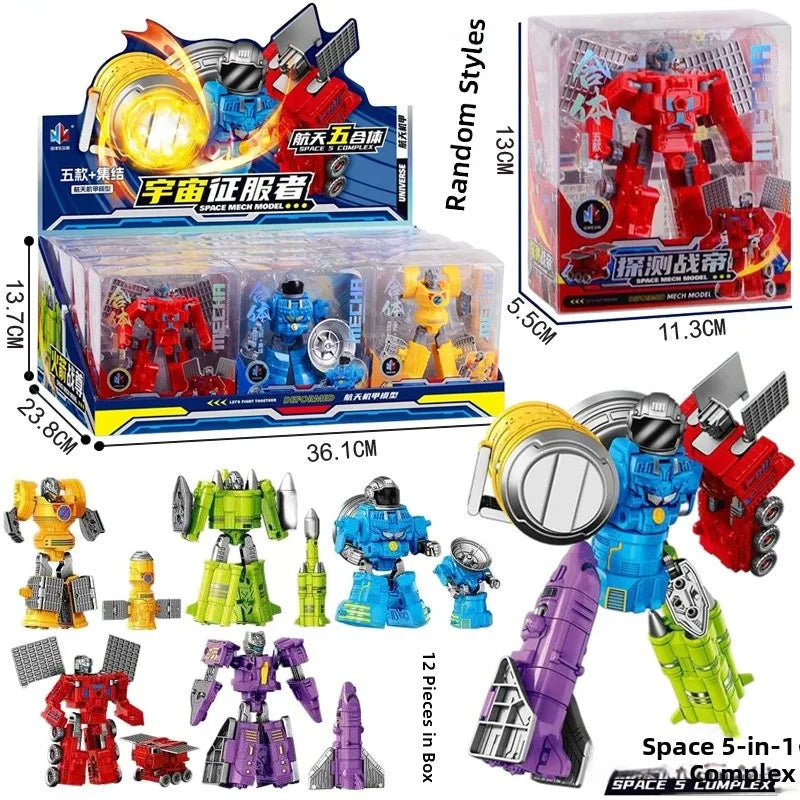 Transforming Robot Toy Gyro Dinosaur Car Model Display Boy Toy Mechanism Gift Creative Short Sleeve T-Shirt for Ladies