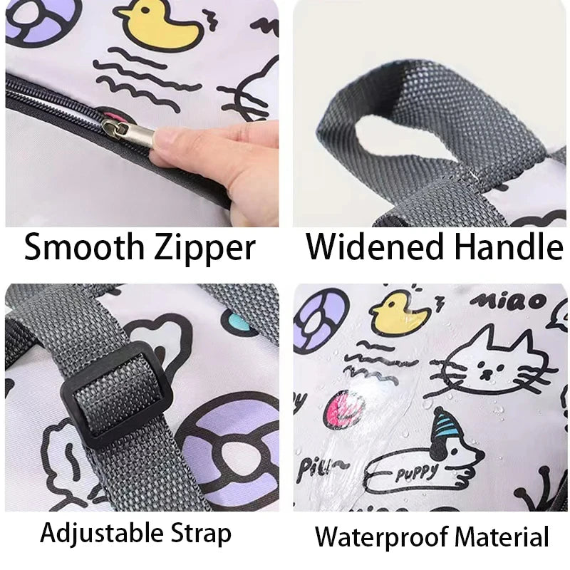 Dry Wet Separation Bag Kids Waterproof Storage Shoulder Backpack Waterproof Sport Travel Fitness Beach Swimming Bag Luggage Bag