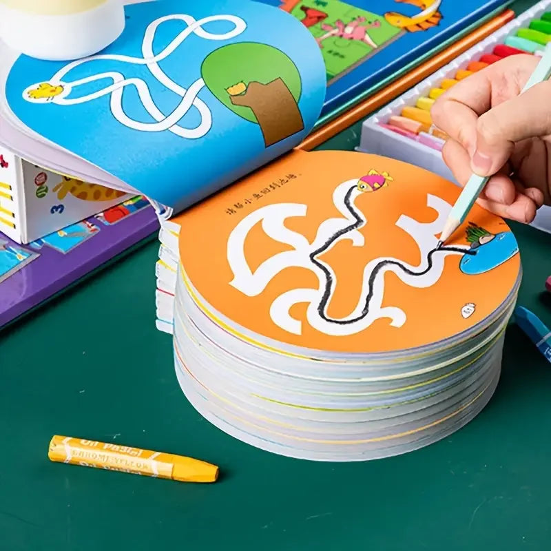 119 Pages Boys Girls Coloring Books For Kids Creative Child Drawing Baby Drawing Book School Early Education Stationery Toys