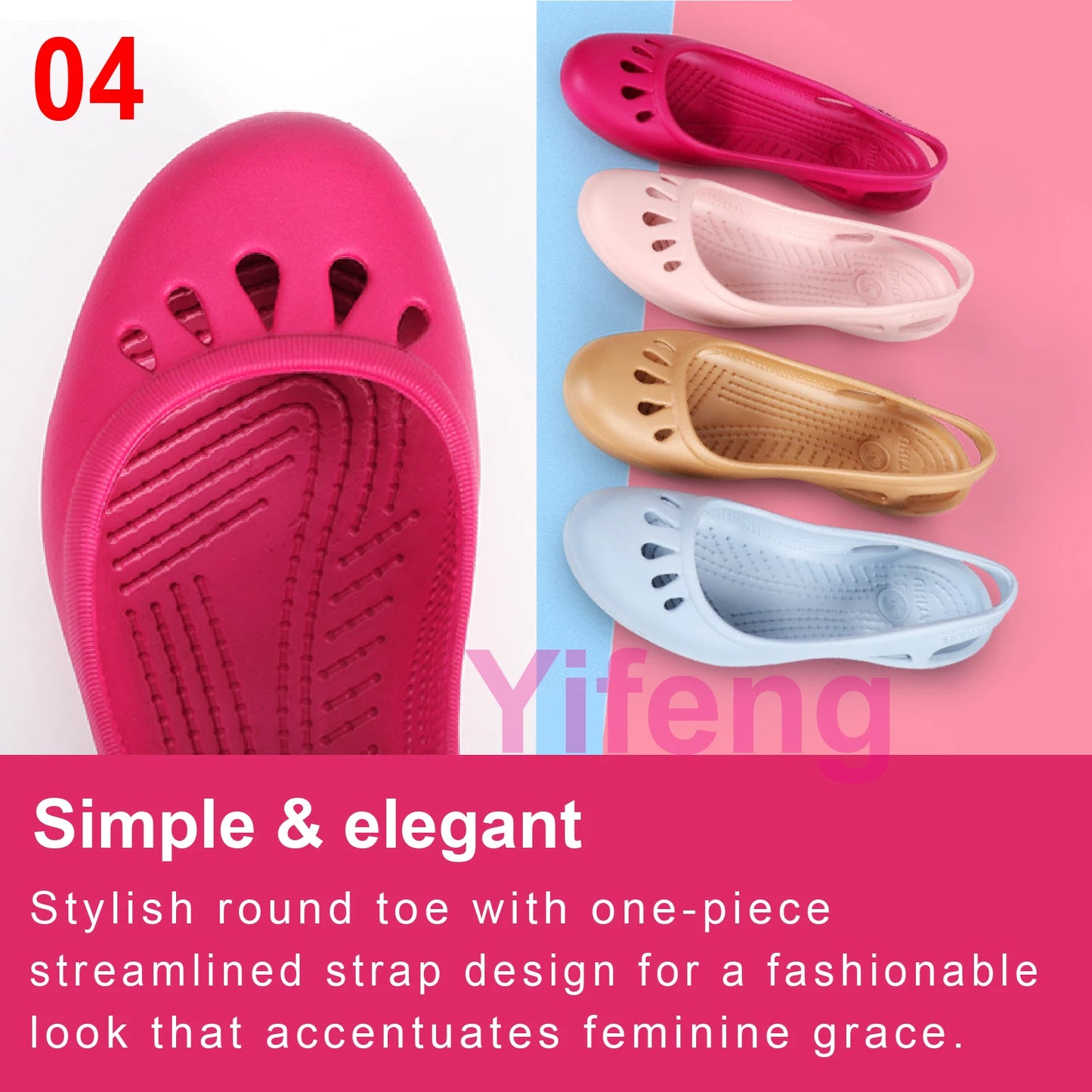 Ultralight EVA Clog Satihu Summer New Lightweight Anti Slip Hole Shoes For Women's Flat Bottom Sandals Nurse Outdoor Beach Jelly