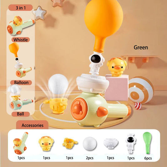 3 Style Montessori Toy Whistle Ball Blowing Floating Blow Pipe Ball Sensory Fine Motor Skills Educational Breathing Practice Toy