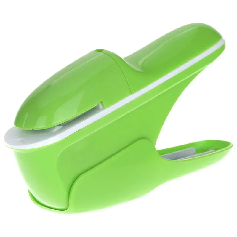 1PC hand-held stapler without nails, bill paper and handbooks, document binding, office, home and school binding supplies