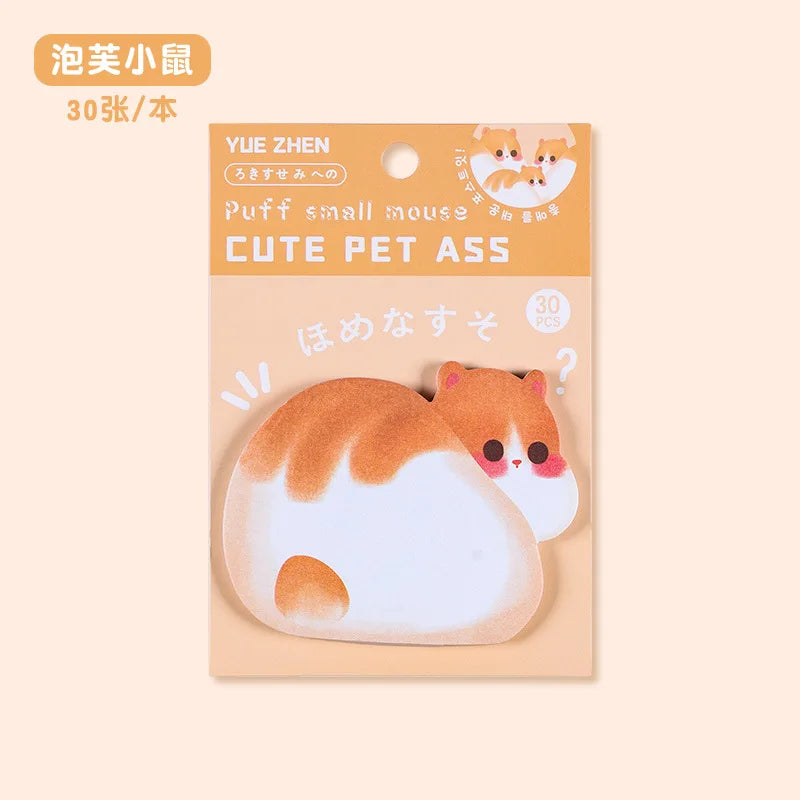 Korean Stationery Kawaii Cartoon Cat Sticky Memo Post Pad Marker It Note Planner Stickers Cute Office Supplies School Supplies