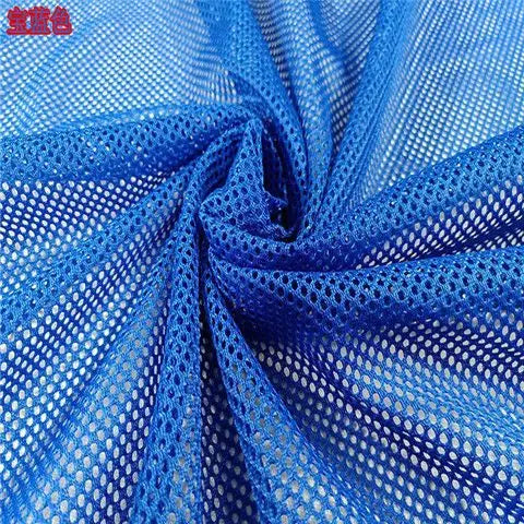 High-grade Black Fishnet Mesh Fabric By Meters for Chairs Bags Cradles Sewing Plain Summer Polyester Textile Wearable Breathable