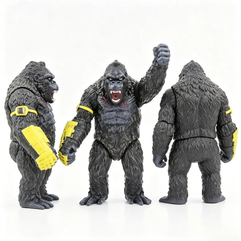 16.5cm Godzilla Vs Kong The New Empire Godzilla Mechanical King Kong Action Figures Monster Anime Figures Toys Model Kids Gift
