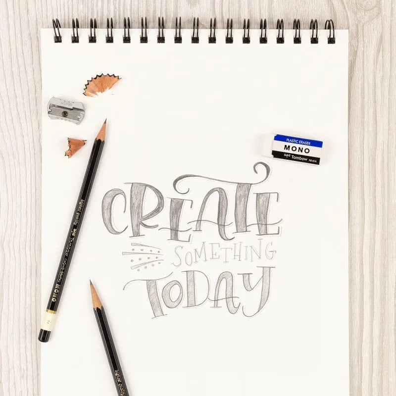 Tombow MONO Eraser,White,2B/4B.Cleanly Removes Marks Without Damaging Paper Great for school or art Premium Quality Erasers