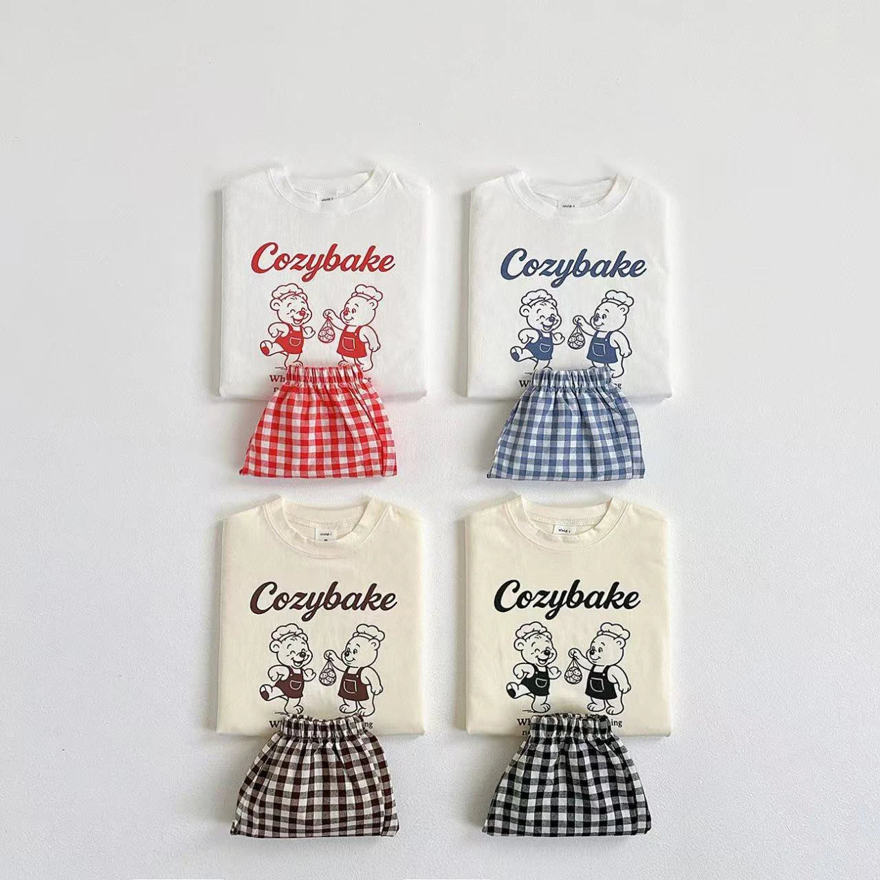 2025 New Summer Clothing Short Sleeve Suit Print Cartoon T-shirt + Shorts Kids Two Piece Set Children's Clothes Casual Tracksuit