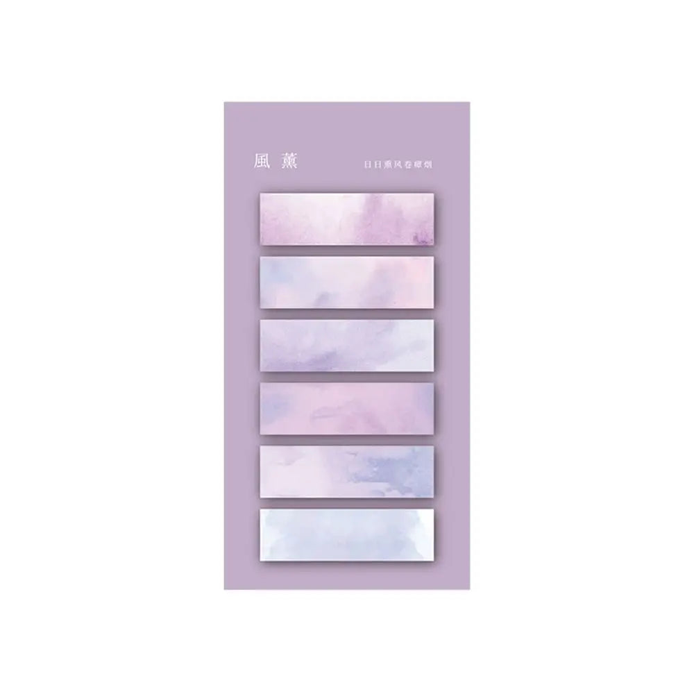 120 Sheets Morandi Color Stationery Kawaii Bookmark Posted It Sticky Notes Paper Sticker Index Memo Pad