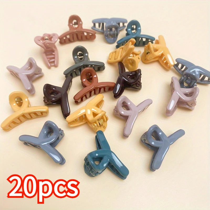 South Korea Mixed Hair Mini Small Grasp Clip Frosted Bright Cute Girls Bangs Hair Clip Small Grasp Clip Side Hairpin Hair Orname