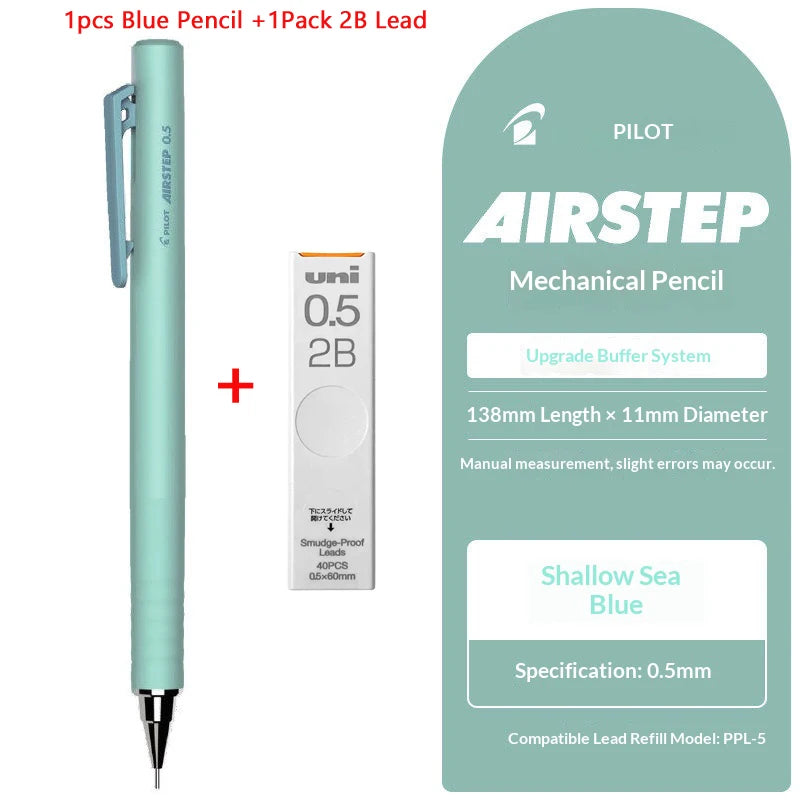 PILOT AIRSTEP Pencil HAS-15 New Function Mechanical Pencil,0.5mm Limited Edition Color Pen Body Students Children Stationery Pen