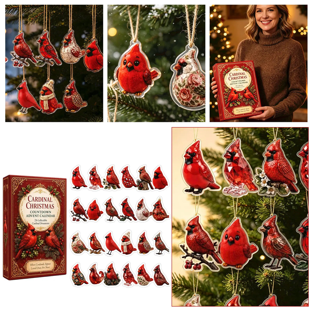 Collectible Countdown Advent Calendar for Women – Holiday Gift for Adults