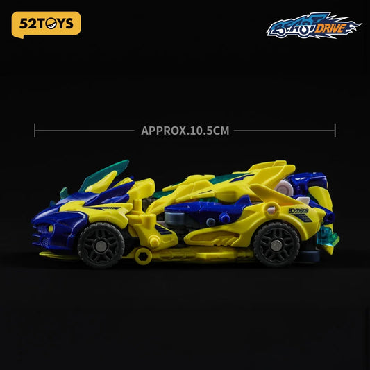 52TOYS BEASTDRIVE BD-11 Lightning Lizard,  Assemble Robot, Converting in Lizard and Racing, Action Figure, Collectible Gift