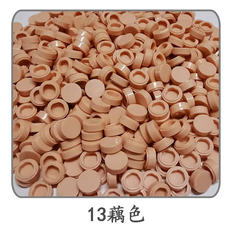 500pcs 1x1 Round  98138 Pixel Art Remix Building Block Toy Mosaic Drawing Series