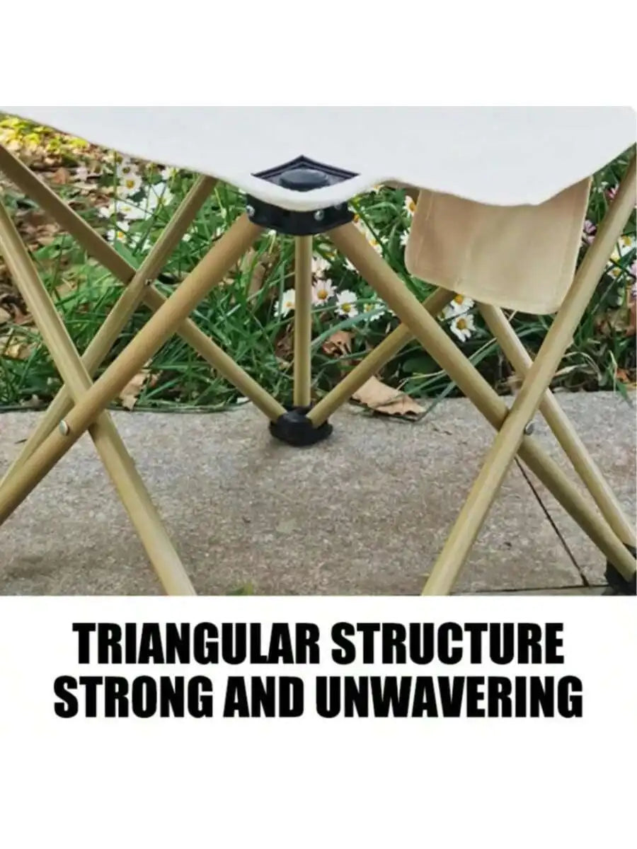 Outdoor Folding Chair Portable Camping Picnic Fishing Beach Chair Alloy Stool for Outdoor Leisure