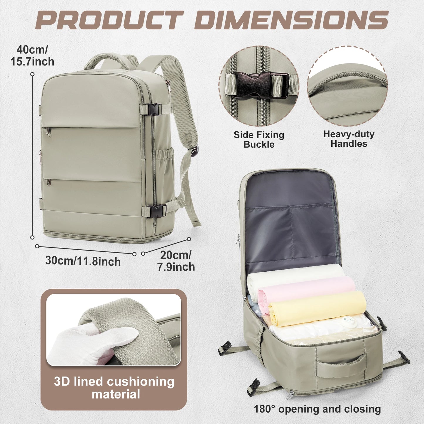 Backpack Travel 40x30x20 Ryanair Fashion Laptop Bag Women Waterproof backpack Cabin Bag Carry ons Notebook Backpack School Bag
