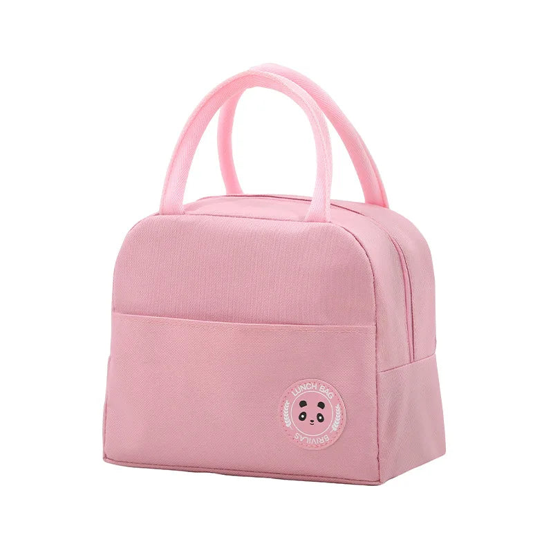 Aluminum Foil Insulated Lunch Bag for Office Workers Portable Lunch Box Lunch Bag Minimalist Kid Insulated  Handbag