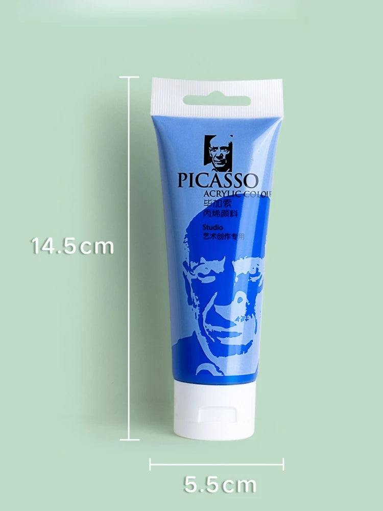 75ml Acrylic Paint Non Toxic Non Fading,Rich Pigments for Painters, Adults for Canvas Wood Clay Fabric Ceramic Craft Supplies