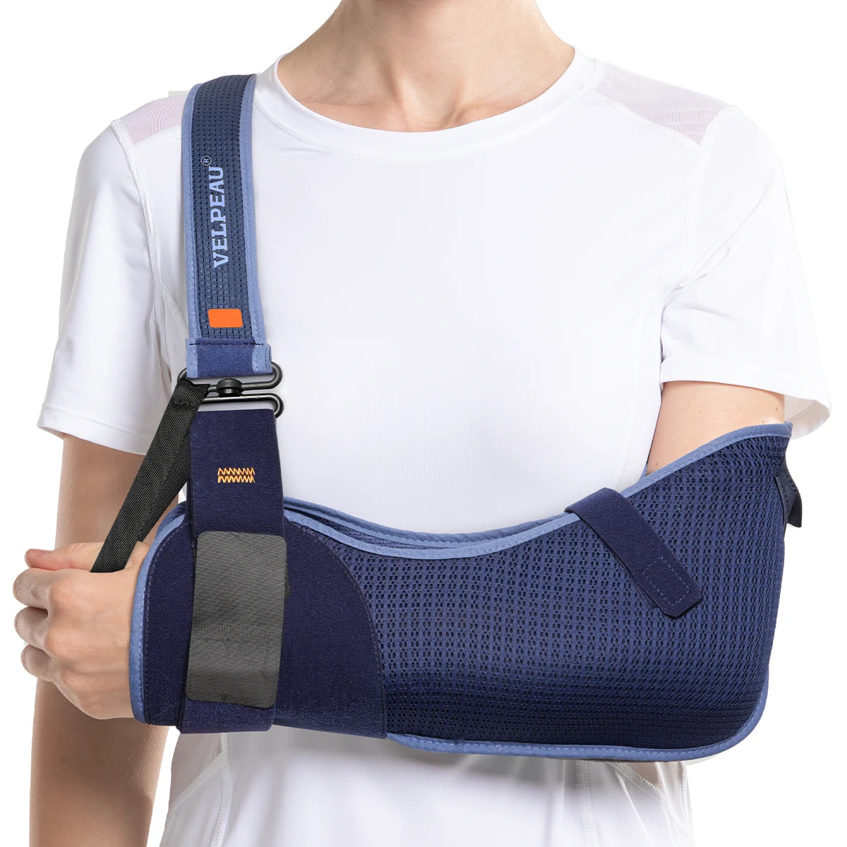 VELPEAU Arm Sling for Elbow Injury, Arm Fracture and Dislocation, Medical Shoulder Immobilizer Universal for Both Hands